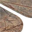 Meridian Furniture Vanta Green Genuine Marble 2pc. Tray