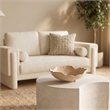 Meridian Furniture Calyx Beige Aluminum Bowl