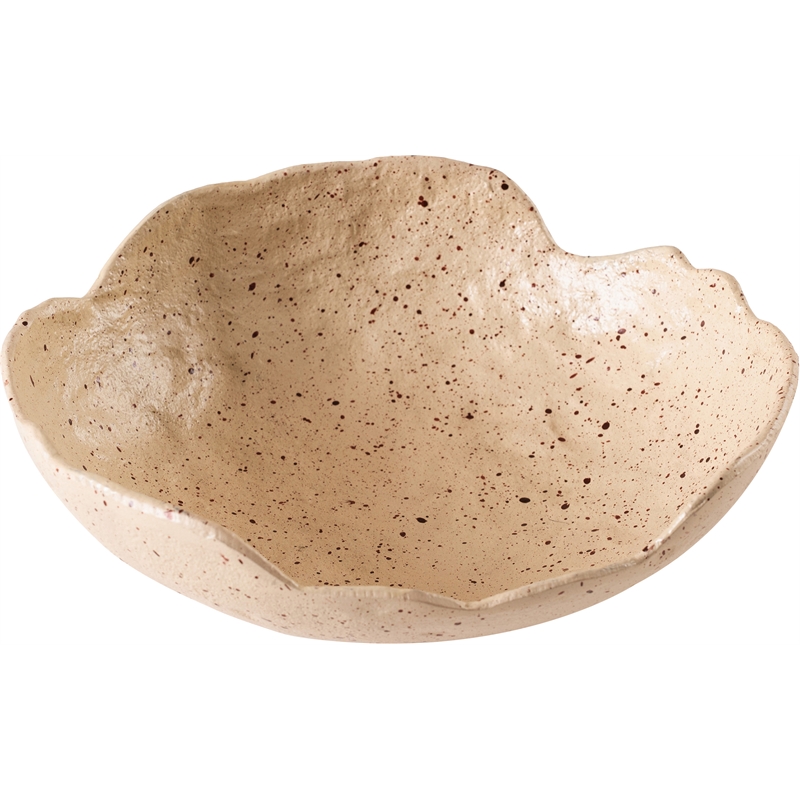 Meridian Furniture Calyx Beige Aluminum Bowl