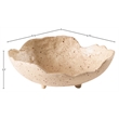 Meridian Furniture Calyx Beige Aluminum Bowl