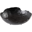 Meridian Furniture Calyx Black Aluminum Bowl