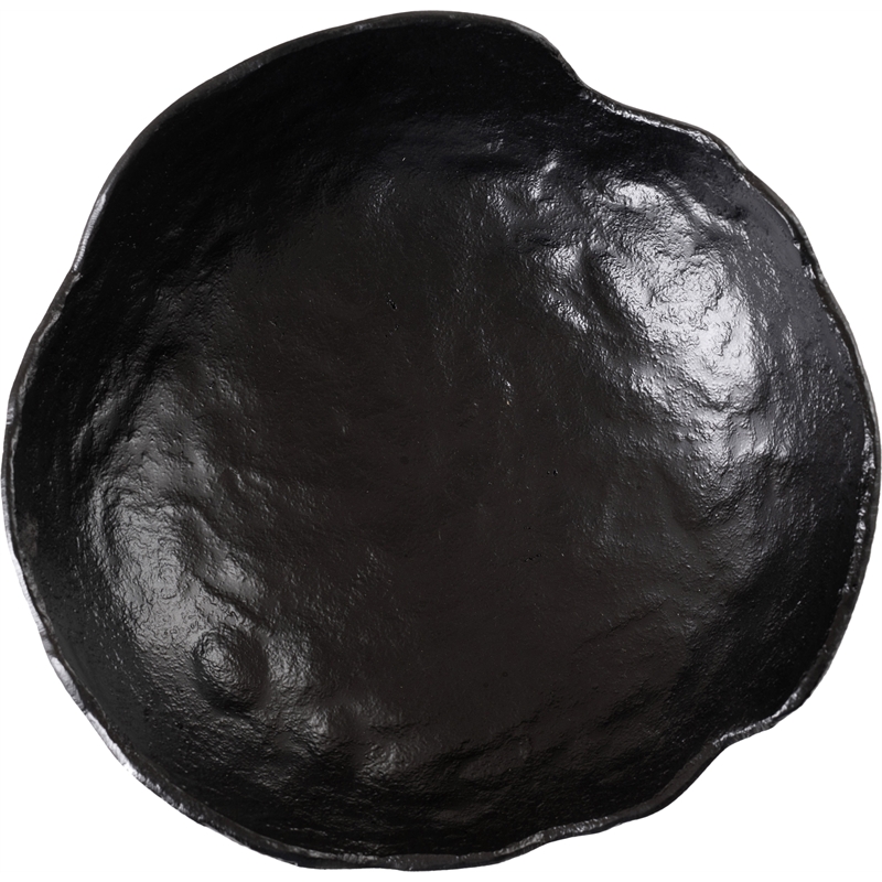 Meridian Furniture Calyx Black Aluminum Bowl