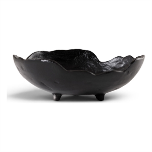 Meridian Furniture Calyx Black Aluminum Bowl