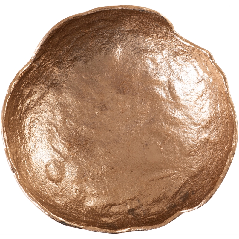Meridian Furniture Calyx Brass Aluminum Bowl