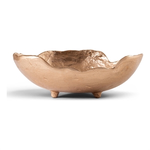 Meridian Furniture Calyx Brass Aluminum Bowl
