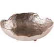 Meridian Furniture Calyx Silver Aluminum Bowl