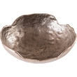Meridian Furniture Calyx Silver Aluminum Bowl