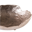 Meridian Furniture Calyx Silver Aluminum Bowl