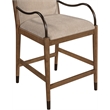 Meridian Furniture Cambria Beige Fabric Counter Stool