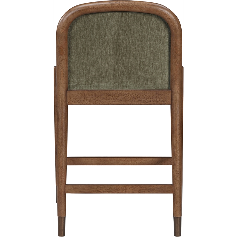 Meridian Furniture Cambria Green Fabric Counter Stool