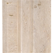 Meridian Furniture Caldera Travertine And Linen Textured Fabric Table Lamp