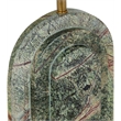 Meridian Furniture Caldera Forest Green Genuine Marble And Fabric Table Lamp