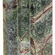Meridian Furniture Caldera Forest Green Genuine Marble And Fabric Table Lamp