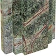Meridian Furniture Caldera Forest Green Genuine Marble And Fabric Table Lamp