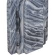 Meridian Furniture Caldera Grey Genuine Marble And Fabric Table Lamp