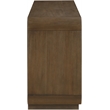 Meridian Furniture Windsor Brown Solid Wood And Brown Cane Sideboard / Buffet