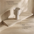 Meridian Furniture Monarca Beige Linen Textured Fabric Table Lamp