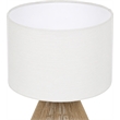Meridian Furniture Soraya Beige Jute And Cotton Table Lamp