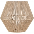 Meridian Furniture Soraya Beige Jute And Cotton Table Lamp