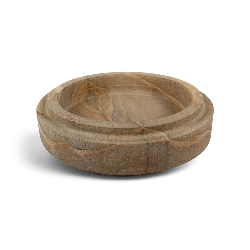 Meridian Furniture Parsons Rainbow Sandstone Bowl