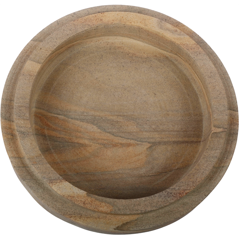 Meridian Furniture Parsons Rainbow Sandstone Bowl