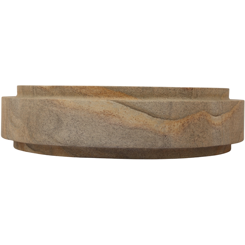Meridian Furniture Parsons Rainbow Sandstone Bowl