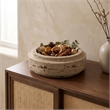 Meridian Furniture Parsons Beige Travertine Bowl