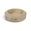 Meridian Furniture Parsons Beige Travertine Bowl
