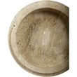 Meridian Furniture Parsons Beige Travertine Bowl