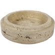 Meridian Furniture Parsons Beige Travertine Bowl