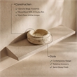 Meridian Furniture Parsons Beige Travertine Bowl