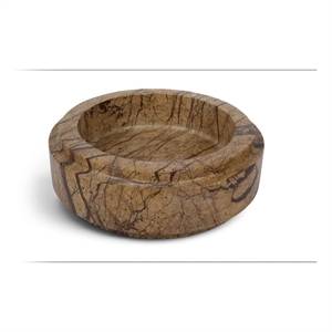 Meridian Furniture Parsons Brown Genuine Marble Bowl