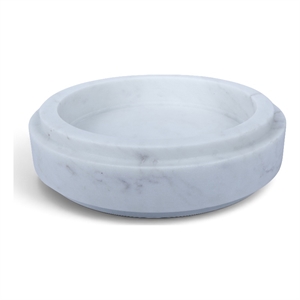 Meridian Furniture Parsons White Genuine Marble Bowl