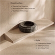 Meridian Furniture Parsons Grey Travertine Bowl
