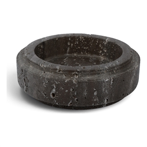 Meridian Furniture Parsons Grey Travertine Bowl