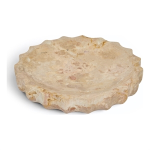 Meridian Furniture Murray Beige Genuine Marble Bowl