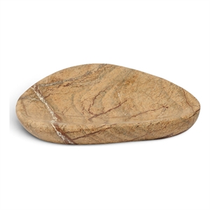 Meridian Furniture Whelan Brown Genuine Marble Bowl