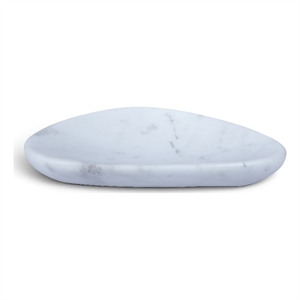 Meridian Furniture Whelan White Genuine Marble Bowl