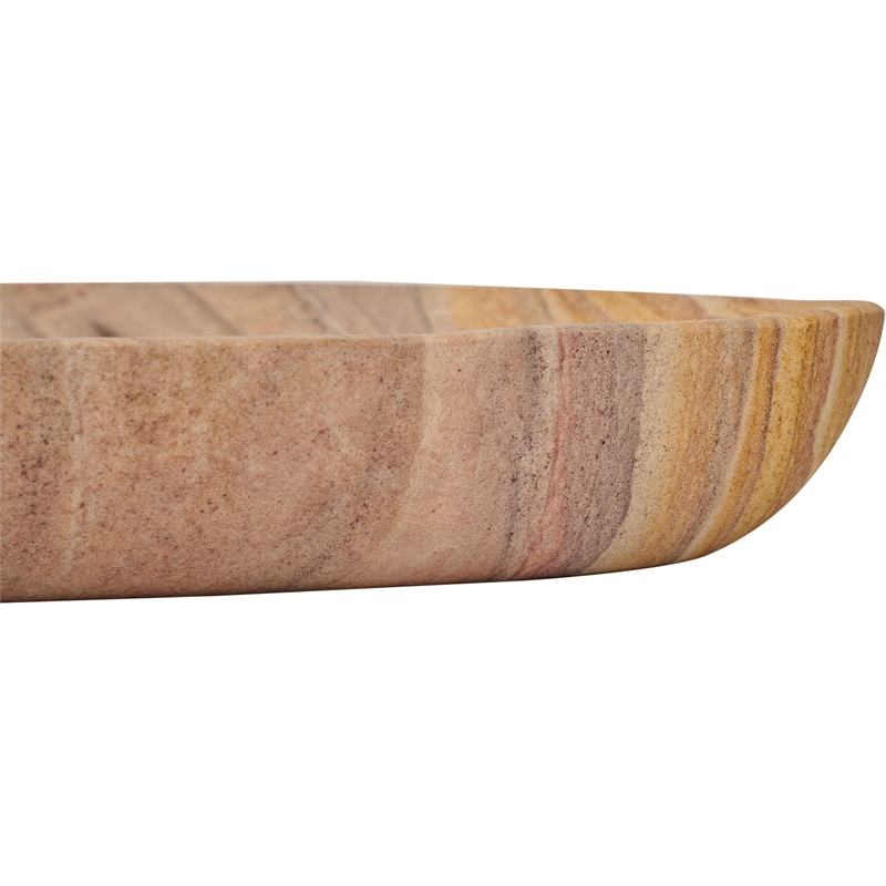 Meridian Furniture Whelan Rainbow Sandstone Bowl