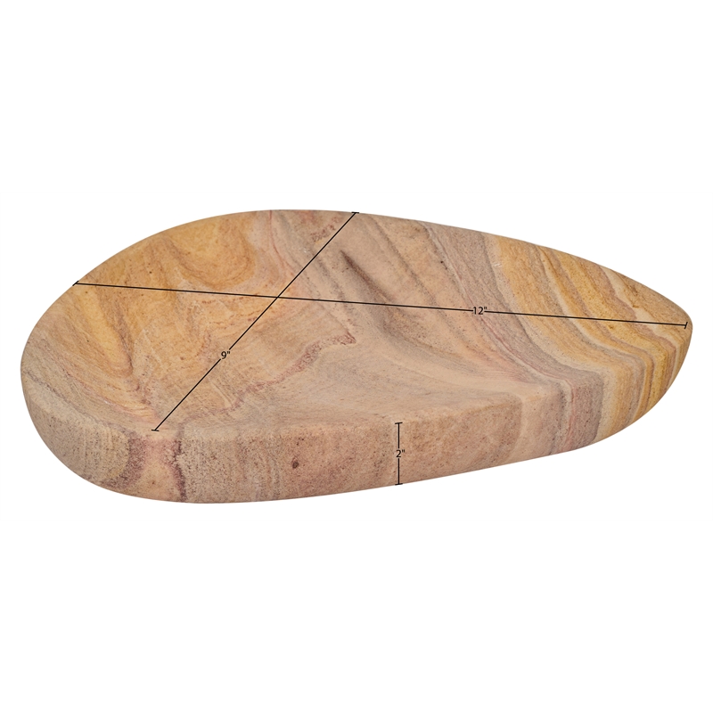 Meridian Furniture Whelan Rainbow Sandstone Bowl