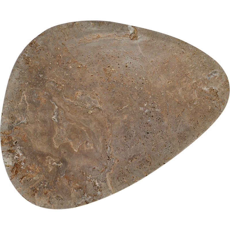 Meridian Furniture Whelan Grey Travertine Bowl