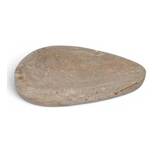 Meridian Furniture Whelan Grey Travertine Bowl