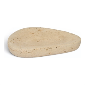 Meridian Furniture Whelan Beige Travertine Bowl