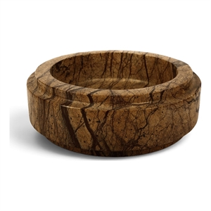 Meridian Furniture Parsons Brown Genuine Marble Bowl