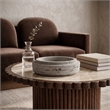 Meridian Furniture Parsons Beige Travertine Bowl