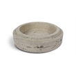 Meridian Furniture Parsons Beige Travertine Bowl