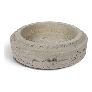 Meridian Furniture Parsons Beige Travertine Bowl