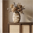 Meridian Furniture Sadie Beige Genuine Marble Vase