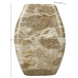 Meridian Furniture Sadie Beige Genuine Marble Vase