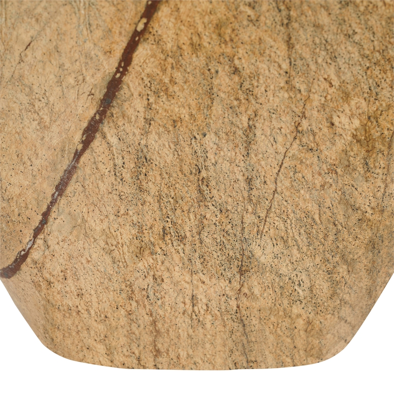 Meridian Furniture Sadie Brown Genuine Marble Vase